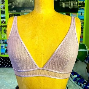 Purple mesh bralette